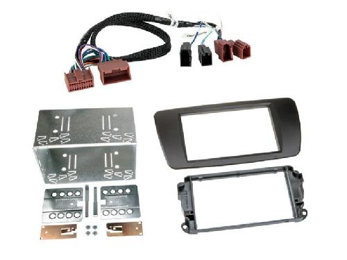 Supports Autoradio de Roger Kit Support Autoradio compatible avec Seat Ibiza 6J Noir Nit 2Din