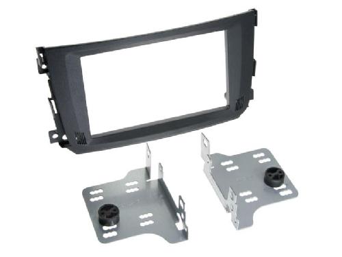 Supports Autoradio de Roger Kit Support Autoradio compatible avec Smart Fortwo Noir