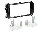 Facade autoradio Toyota Kit Support Autoradio compatible avec Toyota Auris ap13 - Noir brillant