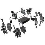 Kit Support Autoradio compatible avec Toyota Avensis Celica MR2 Rav 4 Yaris