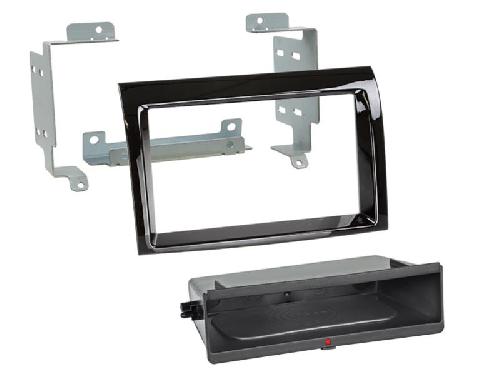 Supports Autoradio de Roger Kit support vide poche Induction Qi compatible avec Fiat Citroen Peugeot - Noir