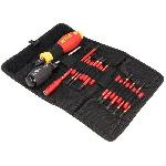Kit tournevis isoles avec embouts - 15pces