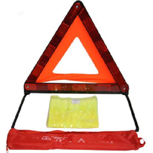 Gilet De Securite - Kit De Securite - Triangle De Securite Kit triangle + gilet housse