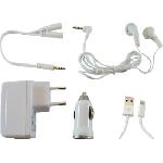 Allume Cigare - Prise Allume-cigare Kit voyage allume-cigare - 220V - cable Iphone - ecouteurs jack