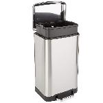 Poubelle - Corbeille - Support Sac KITCHEN MOVE Poubelle a pedale GREENWICH - 30L - Inox