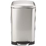 Poubelle - Corbeille - Support Sac KITCHEN MOVE Poubelle a pedale GREENWICH - 30L - Inox