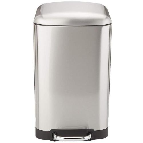 Poubelle - Corbeille - Support Sac KITCHEN MOVE Poubelle a pedale GREENWICH - 30L - Inox