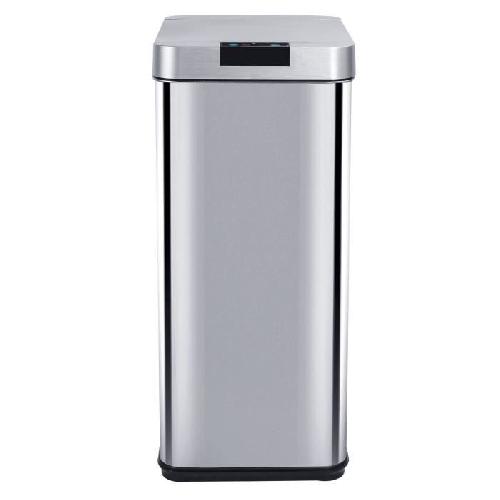 Poubelle - Corbeille - Support Sac KITCHEN MOVE Poubelle automatique PARKSIDE - 50L - Inox avec cerclage