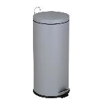 Poubelle - Corbeille - Support Sac KITCHEN MOVE Poubelle de cuisine a pedale URBAN 30L - En acier Gris