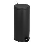 Poubelle - Corbeille - Support Sac KITCHEN MOVE Poubelle de cuisine a pedale URBAN 30L - En acier Noir