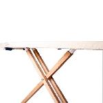 Planche A Repasser - Table A Repasser - Housse Table KITCHEN MOVE TAIGA - Table a repasser en bois - 130x47 H95cm - Repose fer et repose centrale vapeur