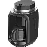 Cafetiere KITCHEO CK71B - Cafetiere avec broyeur a cafe integre - Utilisation cafe moulu ou cafe en grains - 600 W