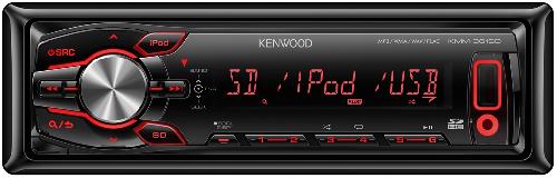 KMM-361SD - Autoradio MP3 WMA FLAC - iPod USB SD - 4x50W