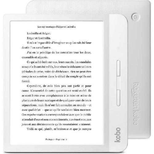 Livre Numerique - Liseuse - Ebook KOBO Liseuse Libra H2O - 7 - 300ppp - ComfortLight PRO.