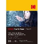 Papier Photo KODAK - 20 feuilles de papier photo 230g-m2. mat. Format A4 -21x29.7cm-. Impression Jet d'encre effet lisse - 9891092