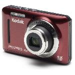 KODAK CZ53-RD - Kodak PixPro - Appareil photo Compact - Zoom Optique x5 -Capteur CCD 16 millions de pixels - Ecran LCD 2.7'' - Rouge