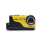 Camera Sport - Camera Frontale KODAK Pixpro WP1 - Appareil photo compact - Camera Sport - 16Megapixels. 5m waterproof. 1.2m shockproof. ecran de 2.7' - Jaune