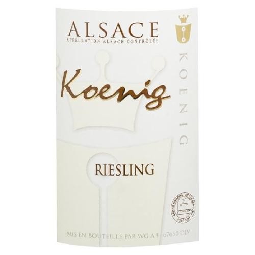 Vin Blanc Koenig 2020 Riesling - Vin Blanc d'Alsace Cascher