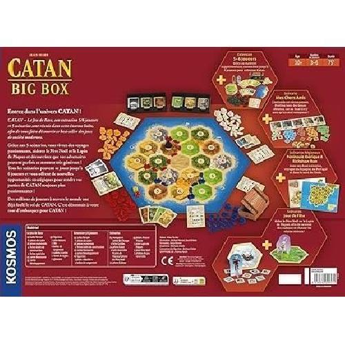 Jeu De Societe - Jeu De Plateau Kosmos | Catan : Big box | Unbox Now | Jeu de société | a partir de 10 ans | 3 a 4 joueurs | 75 minutes