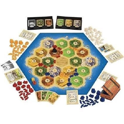 Jeu De Societe - Jeu De Plateau Kosmos | Catan : Big box | Unbox Now | Jeu de société | a partir de 10 ans | 3 a 4 joueurs | 75 minutes