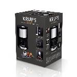 Cafetiere KRUPS Cafetiere filtre électrique 1.25L Machine a café Pro Aroma Plus. 15 tasses. Noir Inox KM321010