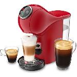 KRUPS Machine a café. Cafetiere espresso. Compact. Fonction XL. Multi-boissons. Genio S Plus rouge YY4444FD