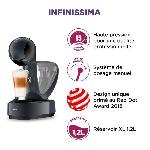 Machine A Expresso KRUPS Nescafe Dolce Gusto Infinissima Noir + 6 boites de cafe bio. Offre antigaspillage YY5056FD