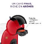 Machine A Expresso KRUPS Nescafe Dolce Gusto Machine a cafe + 60 capsules de cafe lungo. Cafetiere multi-boissons. 15 bars. Piccolo XS YY5129FD