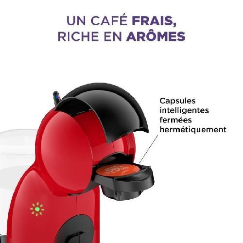 Machine A Expresso KRUPS Nescafe Dolce Gusto Machine a cafe + 60 capsules de cafe lungo. Cafetiere multi-boissons. 15 bars. Piccolo XS YY5129FD