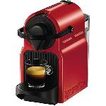 Machine A Expresso KRUPS Nespresso Inissia Machine a café NESPRESSO a capsules Espresso. Pression 19 bars. Arret auto. Rouge. YY1530FD