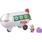 Vehicule Miniature Assemble - Engin Terrestre Miniature Assemble L'avion de Peppa Pig - Peppa's Adventures - avec 1 figurine Mlle Rabbit