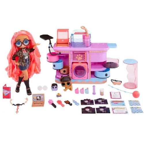 Poupee L.O.L. Surprise OMG - Cabinet de Vétérinaire | Rescu Vet Set? - Poupée exclusive + 2 animaux et accessoires -  Des 4 ans.