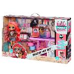 Poupee L.O.L. Surprise OMG - Cabinet de Veterinaire - Rescu Vet Set? - Poupee exclusive + 2 animaux et accessoires - Des 4 ans.