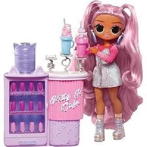 Poupee L.O.L. Surprise OMG Sweet Nails? -  Bar a ongles - Poupée mannequin Kitty K Café - Theme Café - A partir de 4 ans