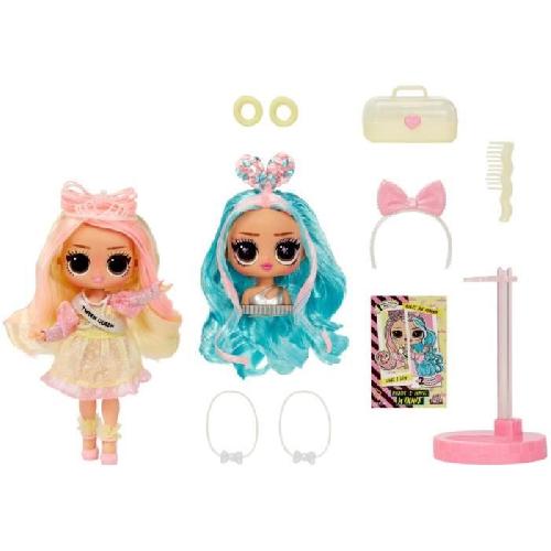 Poupee L.O.L. Surprise Tweens Surprise Swap Fashion Doll - Braids-2-Waves Winnie - 1 poupée Tweens 17cm. 1 mini tete a coiffer et des