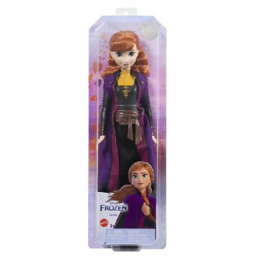 Poupee La Reine des Neiges 2-Anna-Mattel Poupée Disney avec habillage et accessoires HLW50