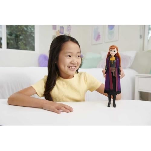 Poupee La Reine des Neiges 2-Anna-Mattel Poupée Disney avec habillage et accessoires HLW50