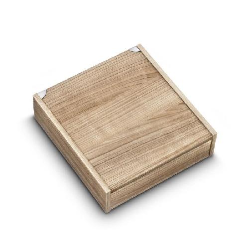 Menagere - Service Complet De Couverts  LA TABLE D'ALBERT Menagere de 48 pieces avec coffret en bois - Inox