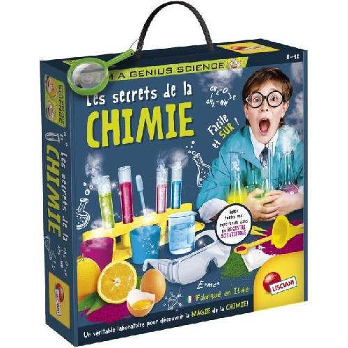 Experience Scientifique - Experience Physique-chimie Laboratoire chimie - LISCIANI - I'm a Genius - Secrets de la chimie - 50 expériences - Matériel complet - Activités sûres