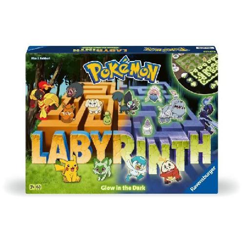 Jeu De Societe - Jeu De Plateau Labyrinthe Pokémon. Jeu de société classique. Glow in the Dark. Pour Enfant et Famille. Des 7 ans. 22705. Ravensburger