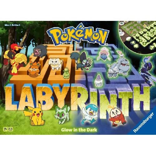 Jeu De Societe - Jeu De Plateau Labyrinthe Pokémon. Jeu de société classique. Glow in the Dark. Pour Enfant et Famille. Des 7 ans. 22705. Ravensburger