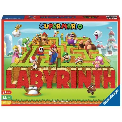 Jeu De Societe - Jeu De Plateau Labyrinthe SUPER MARIO. Jeu de société famille. Chasse au trésor dans un labyrinthe en mouvement. Des 7 ans. Ravensburger