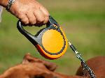 Laisse - Sangle - Accouple laisse retractable SPA orange - Fidelami