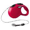 Laisse - Sangle - Accouple Laisse enrouleur Flexi Classic XS rouge pour chien jusqu'a 8 kg - 3m de corde légere en nylon