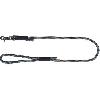 Laisse - Sangle - Accouple Laisse TRIXIE Soft Rope - S?XL: 1m - ø 10 mm - Noir et gris