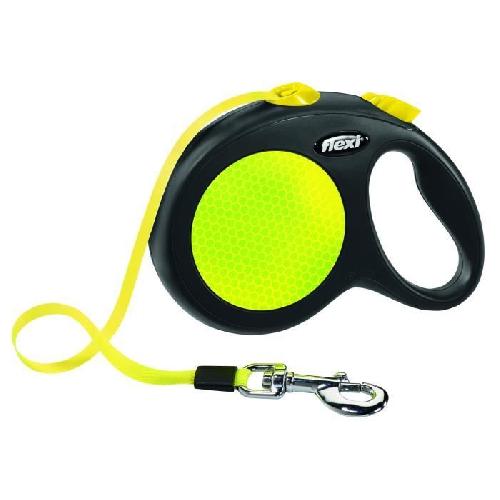 Laisse - Sangle - Accouple Laisse sangle TRIXIE flexi New NEON - Taille L - 5m - Jaune fluo