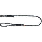 Laisse - Sangle - Accouple Laisse TRIXIE Soft Rope - S?XL: 1m - ø 10 mm - Noir et gris