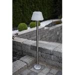 Decoration Lumineuse Lampadaire solaire GALIX tres éclairant - 100 Lm - H 102.5-75-46 x Ø 20 cm