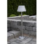 Decoration Lumineuse Lampadaire solaire GALIX tres éclairant - 100 Lm - H 102.5-75-46 x Ø 20 cm