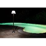 Decoration Lumineuse Lampadaire solaire GALIX tres éclairant - 100 Lm - H 102.5-75-46 x Ø 20 cm